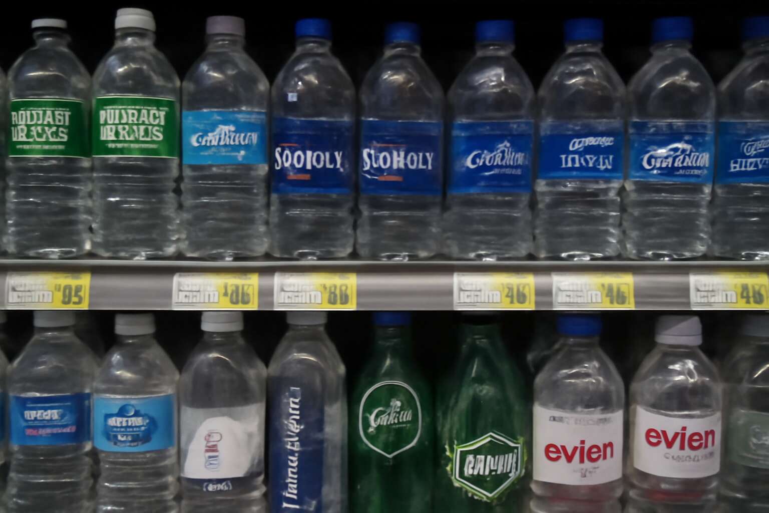 bottled water price
