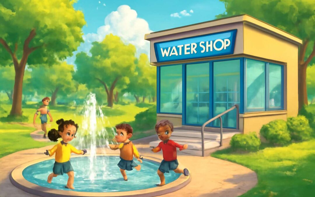 Discover water shop access park: the chic hub for hydration, play, and city vibes