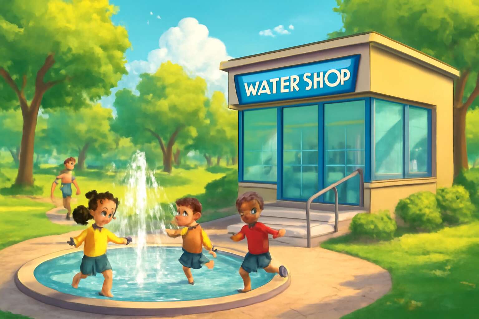 water shop access park