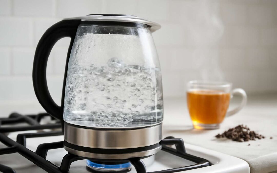 Brew perfection: boiling bottled water for tea at the perfect temperature