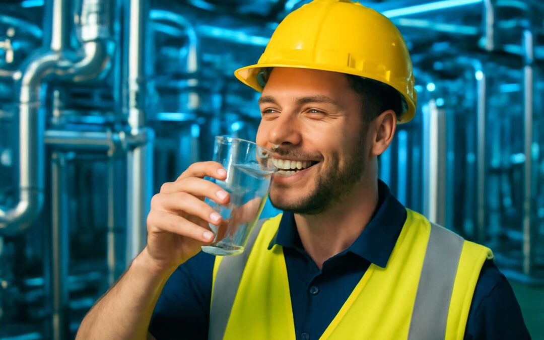 water supplier drinking sparks curiosity: how clean taps reshape communities