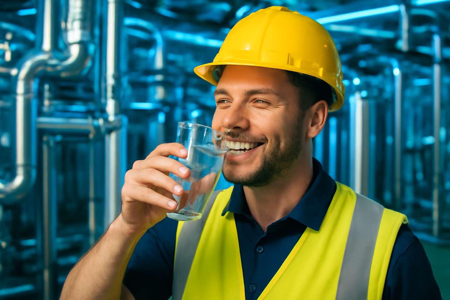 water supplier drinking