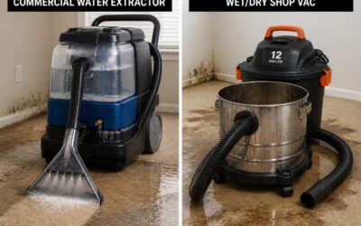 Water extractor vs shop vac, which one dries faster?
